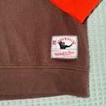 Mitchell & Ness  Cleveland Browns Color Block sweatshirt in orange and brown Photo 1