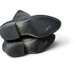 Black leather cowboy boots Size 7.5 Photo 5