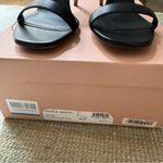 L.A.M.B. New in the box! Mansur Gavriel Ankle Strap Black Leather Sandals | Size 9.5 Photo 6