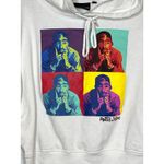 Chemistry ‎ White Graphic Hoodie Poetic Justice Size Large Crop 2Pac Photo 1