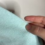 Lands' End Turtleneck Cotton wool pastel sea foam green sweater sz L (14 - 16) Photo 7