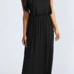 Lush Clothing Lush black jersey knit maxi dress size medium Photo 1