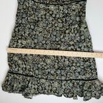 Free People Free People Womens Boheme Mini Dress in Black Sz 8 Floral Ruffle Boho Festival Photo 15