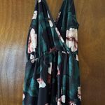 Green Print Romper Size XL Photo 0