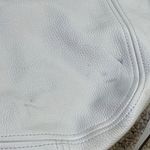 Michael Kors Frances Hobo Bag Purse White Silver Tassel (READ) Photo 3