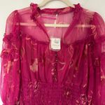Free People Time for Shine Top Pink Photo 6