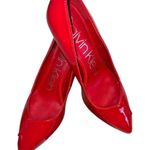 Calvin Klein • Bright Red Callia Pumps With 3 Inch Heels • Size 9.5 Photo 0