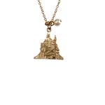 Disney  The Little Mermaid Vintage Gold Rose Gold Charm Necklace and Ring Bundle Photo 3