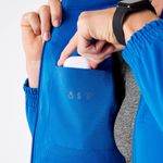 FIGS Sydney Scrub Jacket in Royal Blue, Size Small Photo 6