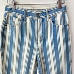 American Eagle Conductor Stripe Mom Jeans Size 00R Photo 1
