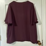 Zenana Outfitters Ruffle-Sleeve Button-Front Tunic Size XL Photo 6