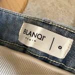 BLANQI Maternity Straight Leg Light Wash Jeans Size 0 Blue Photo 1