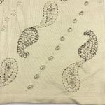 Alfred Dunner  Holiday Beaded Pearl Wool Blend Sweater Women's Plus Size 2X Ivory Photo 1