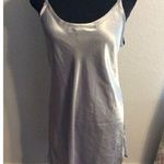 Silver Slip Negligee Nightie Medium M Photo 0