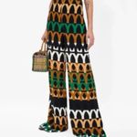 ZARA  High Waist Wide Leg Geometric Tribal Safari Print Palazzo Pants Size XS‎ Photo 9