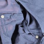 J.Crew Pintuck shirt-dress in cotton voile Navy CK804 XS NWT Short Sleeve Tiered Photo 6