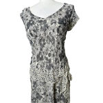 Jonathan Martin Vtg Silk Fairy Midi Dress 8 Asymmetric Hem Floral Cottagecore Photo 1