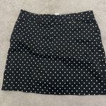 Croft & Barrow Womens Black Poka Dot Straight & Pencil Skirt Size 14 B-R Photo 0