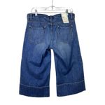 Banana Republic New  Wide Leg Crop Jeans Sz 10 Denim Blue Stretch Low‎ Rise Photo 1