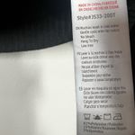 Revamped Surplice Top Womens M Black Ribbed Cropped 3/4 Sleeve Lightweight Photo 4