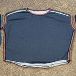 Natural Life  Navy top with Colorful Trim Photo 0