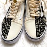 Vans NWT  old skool split paisley black and white sneakers Photo 8