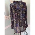 Anthropologie  Dolan Peasant Odessa Blouse Paisley Print Size Small Photo 3