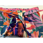 Nwt Moon Orchid Tropical Colors Stretch Waist Bow Women'S M Colorful Maxi Skirt Size 8 Photo 8