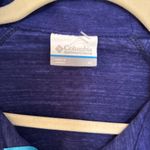 Columbia  Women's Blue and Aqua Half-Zip Sweatshirt Photo 4