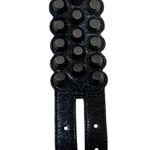 Balenciaga NEW Authentic Black Agneau Triple
Stud Leather Bracelet Photo 0