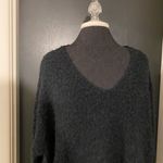 Free People 💜  Fuzzy Fluffy Chunky Sweater in Black Photo 1