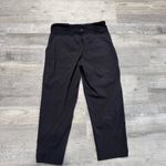 prAna  black yoga waist lightweight cropped pants size small C30 Photo 4