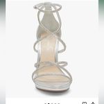 Jessica Simpson JS- JAEYA Platinum Shimmer Strappy Heels Photo 1