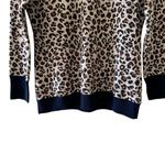 Peter Millar Trendy 100% Merino Wool Leopard Print Ribbed Navy Blue SZ M #2291 Photo 3