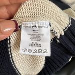 Brandy Melville J Galt Briannna Cotton thick Stripe sweater Navy cream Photo 6