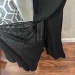 H by Halston Off The Shoulder Black Formal Gown Size 6 Photo 2