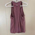 Allbirds Striped Racerback Tank Top Women’s Small Pink Burgundy Performance Acti Photo 1