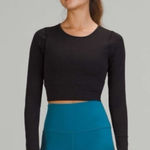 Lululemon Ebb to Street Long Sleeve in Black Photo 0