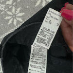 Moussy Vintage Black Denim Distressed Front Slit Hem Jeans Size 27‎ Photo 4