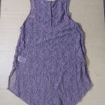 American Eagle Outfitters Purple Crochet Tank XS Festival Boho Summer Floral AEO Photo 3