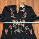 Philosophy Floral Embroidered Black Dress/Tunic Size Medium Boho Hippie Sz Med Photo 15