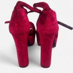 Kurt Geiger London Red Suede Platform Heels – EU 40.5 (US 9.5–10) Photo 4