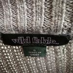 Wild Fable Crew Neck Boxy Pullover Sweater Light Gray Small Photo 6