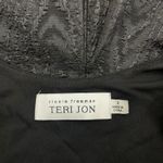 Rickie Freeman Teri Jon Double Bow Front Mini Cocktail Dress Black Size 2 Photo 8