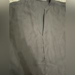 ZARA black v neck business casual 3/4 sleeve shirt XS Photo 2