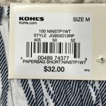 SO NEW , Paperbag Soft Shortie, Super High Rise, Stripes, Size Medium Photo 9