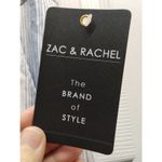 Zac & Rachel Women's Size 14 Blue & White Striped Stretch Comfort Pull Photo 5