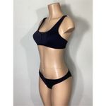 Seafolly New. 3 snap black scoop bikini set. Size USA 6. Retails $174 Photo 5