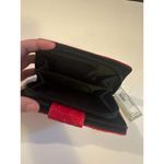 Kenneth Cole NWT  Quilted Pvc Reduced Clutch Wallet Cherry Red Photo 3