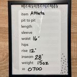 Athleta  Black High Waisted Straight Leg Zipper Pocket Casual Dress Pants Size 10 Photo 11